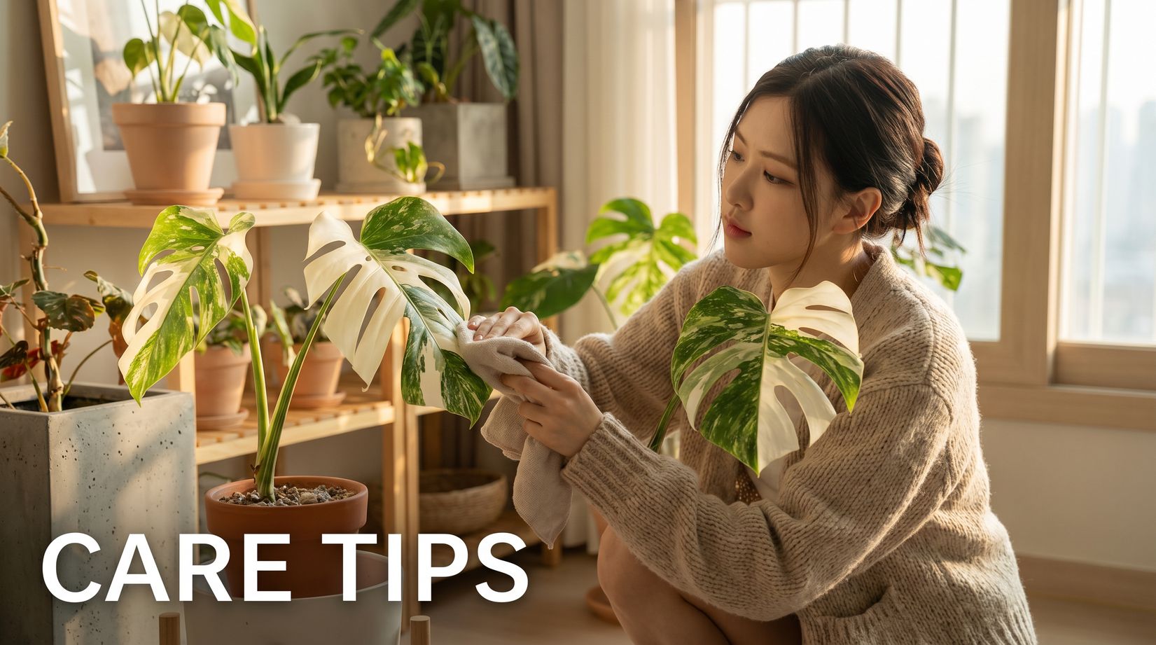 色虎龟背竹养护视频教程